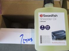 7 cartons - 5pcs / carton Swordfish shredder oil brand new factory sealed