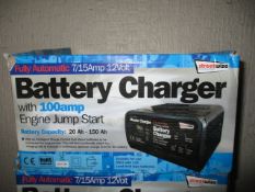 Streetwize Fully automatic 7/15 Amp , 12V Battery charger with booster function untested rrp £89.99