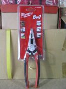 1. set Factory Sealed Milwaukee Long Nose Pliers with wire stripper rrp £28.99 .