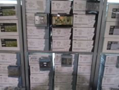 100pcs brand new factory sealed electirc sockets and switches - picked at random from stock - may