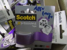 100pcs Appx Brand new Factory Sealed Scotch tape as pictured