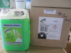 160pcs ( 80 cartons ) 5 Litre Sunlight commercial grade detergent brand new factory sealed