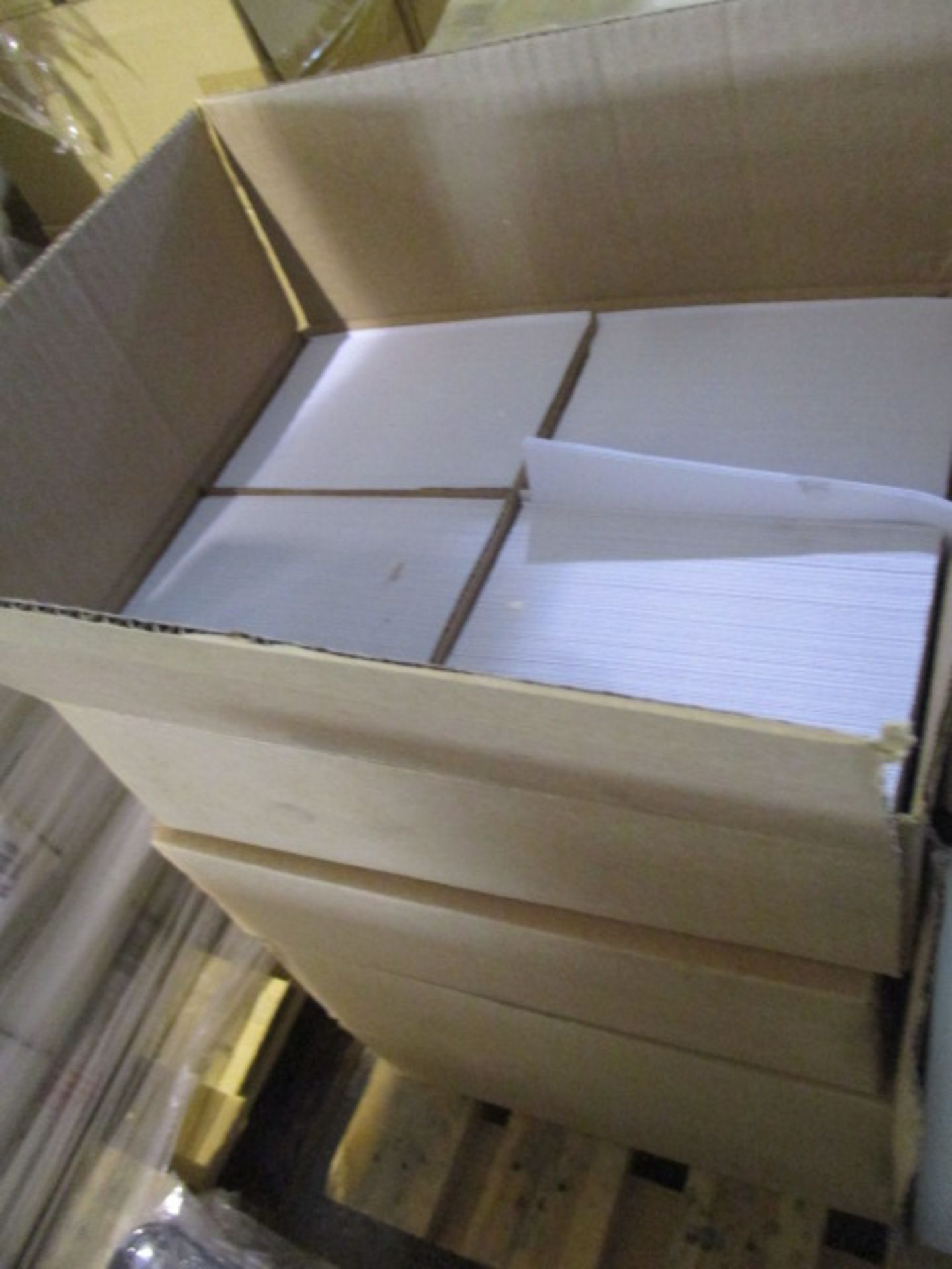Large Quantity appx 4000 white envelopes in 4 cartons brand new factory sealed - Image 2 of 2