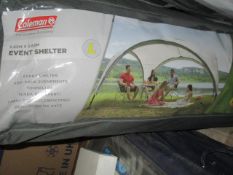 Coleman Event Shelter in Carry bag - 3.65M x 3.65M - untested