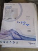 4 packs of 20pcs Brand new factory sealed Tyvek E4 peel and seal large size