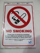 Appx 100pcs No smoking signs brand new factory sealed