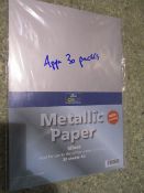 30 packs Silver Metallic high quality paper brand new factory sealed