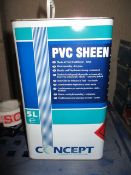 5 litre Brand new PVC Sheen by Concept