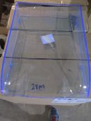 28pcs Brand new Factory Sealed Ice Blue crystal transparent desk trays