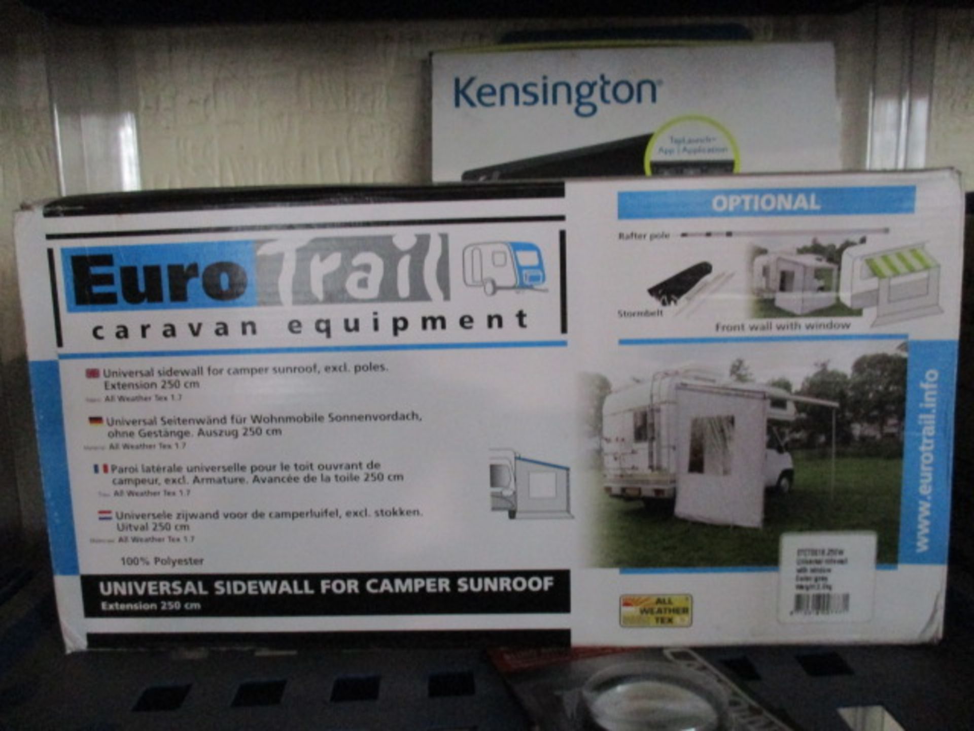 Eurotrail Universal sidewall for camper sunroof looks unopened and boxed