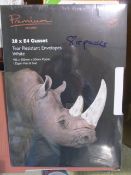 8 packs of 20pcs E4 Gusset Rhino Premium envelopes - brand new factory sealed rrp £17.99 / pack