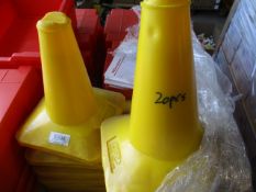 20pcs brand new factory sealed JSP small size yellow cone