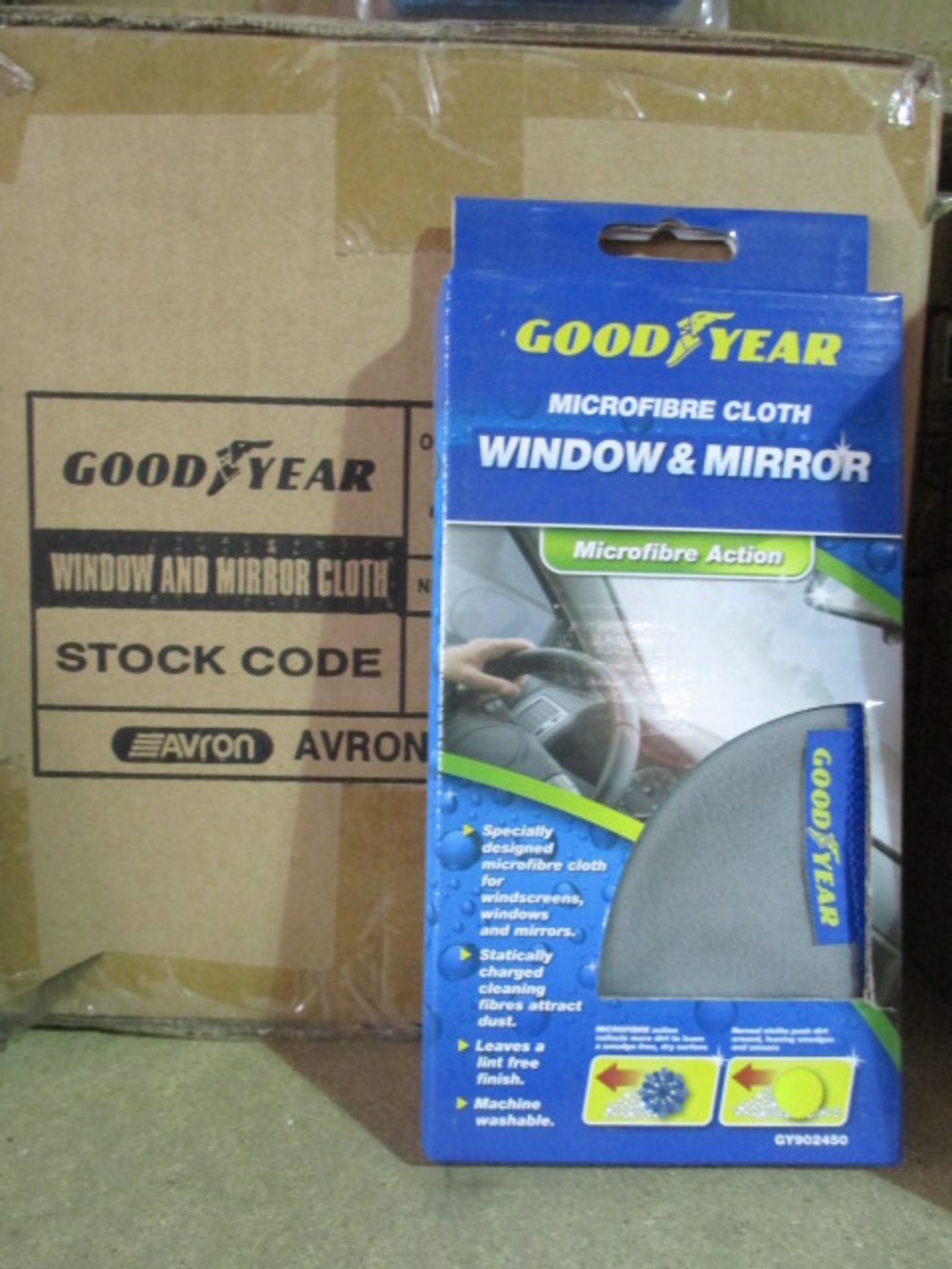 40pcs Factory Sealed Goodyear Microfibre cloth window and mirror