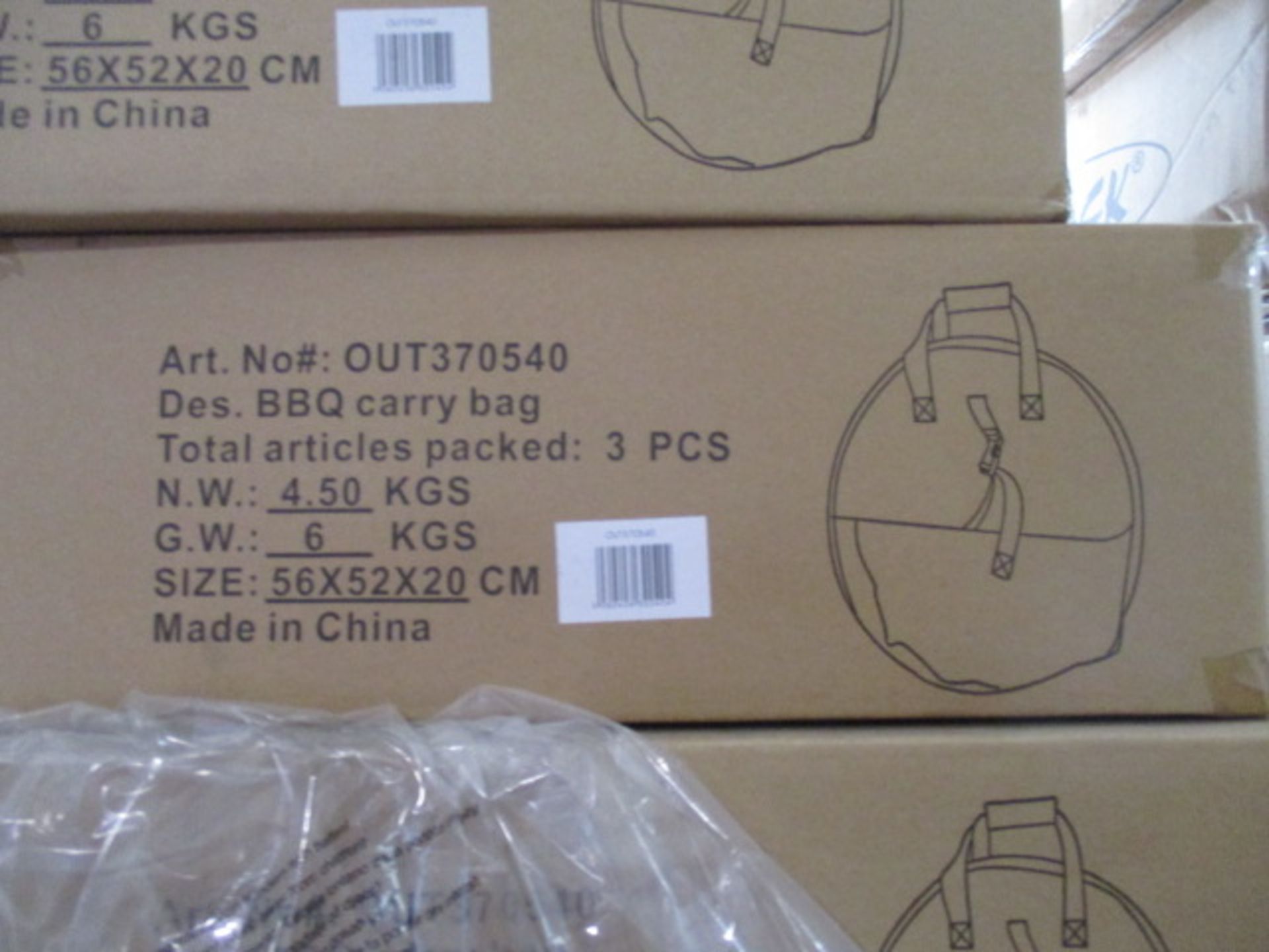 6pcs Factory Sealed Outback and other Dome BBQ carry bag , new and sealed rrp £39.99 each