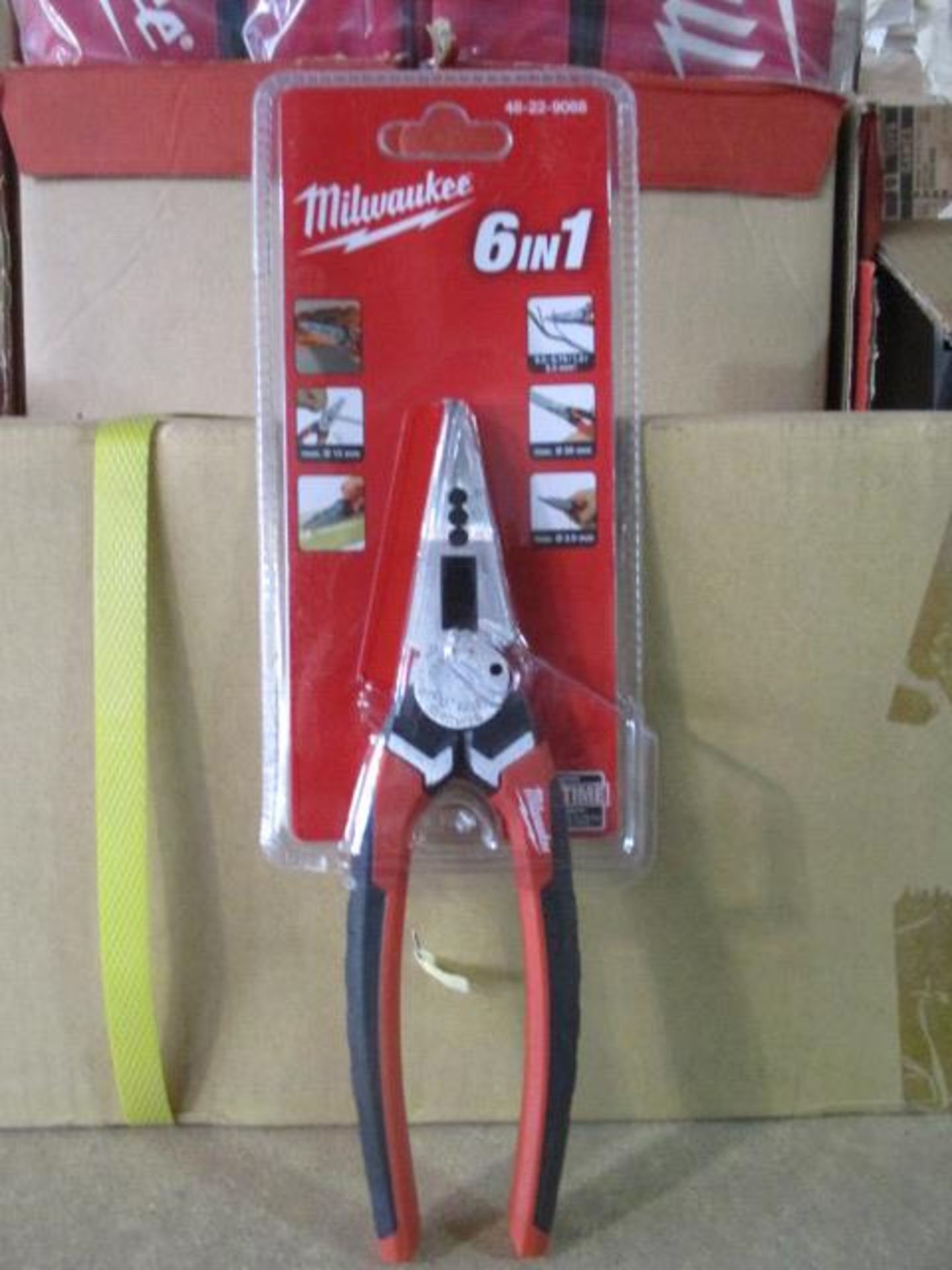 1. set Factory Sealed Milwaukee Long Nose Pliers with wire stripper rrp £28.99 .