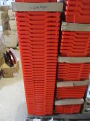 40pcs Red stacking storage tray unit brand new
