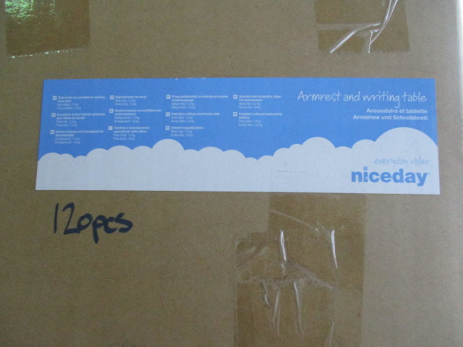 20pcs Factory Sealed Nice day Arm rest with writing table - rrp £14.99 - new and boxed - Image 2 of 2