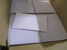 Large Quantity appx 4000 white envelopes in 4 cartons brand new factory sealed
