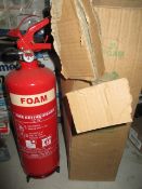 Fire extinguisher unused new 2litre foam