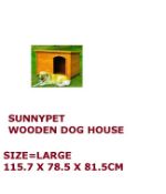 Sunnypet Wooden Dog House