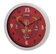 No Reserve: Carton of 10 x Unity Da Hong Childrens' Learn the Time Wall Clock