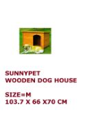 Sunnypet Wooden Dog House