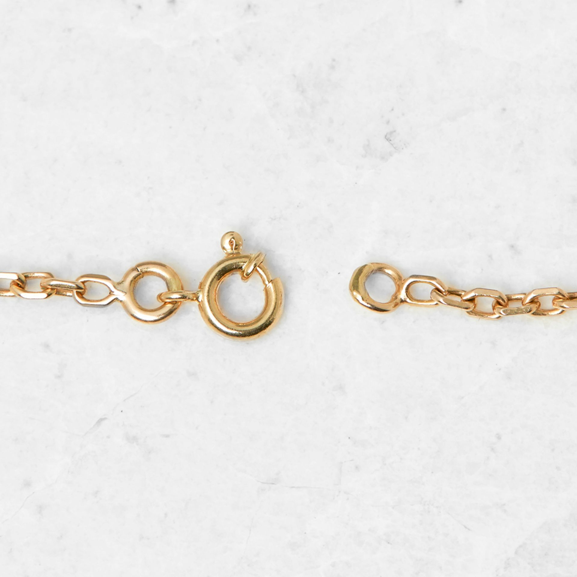 Van Cleef & Arpels 18k Yellow Gold 0.75ct Diamond Heart Necklace - Image 4 of 8