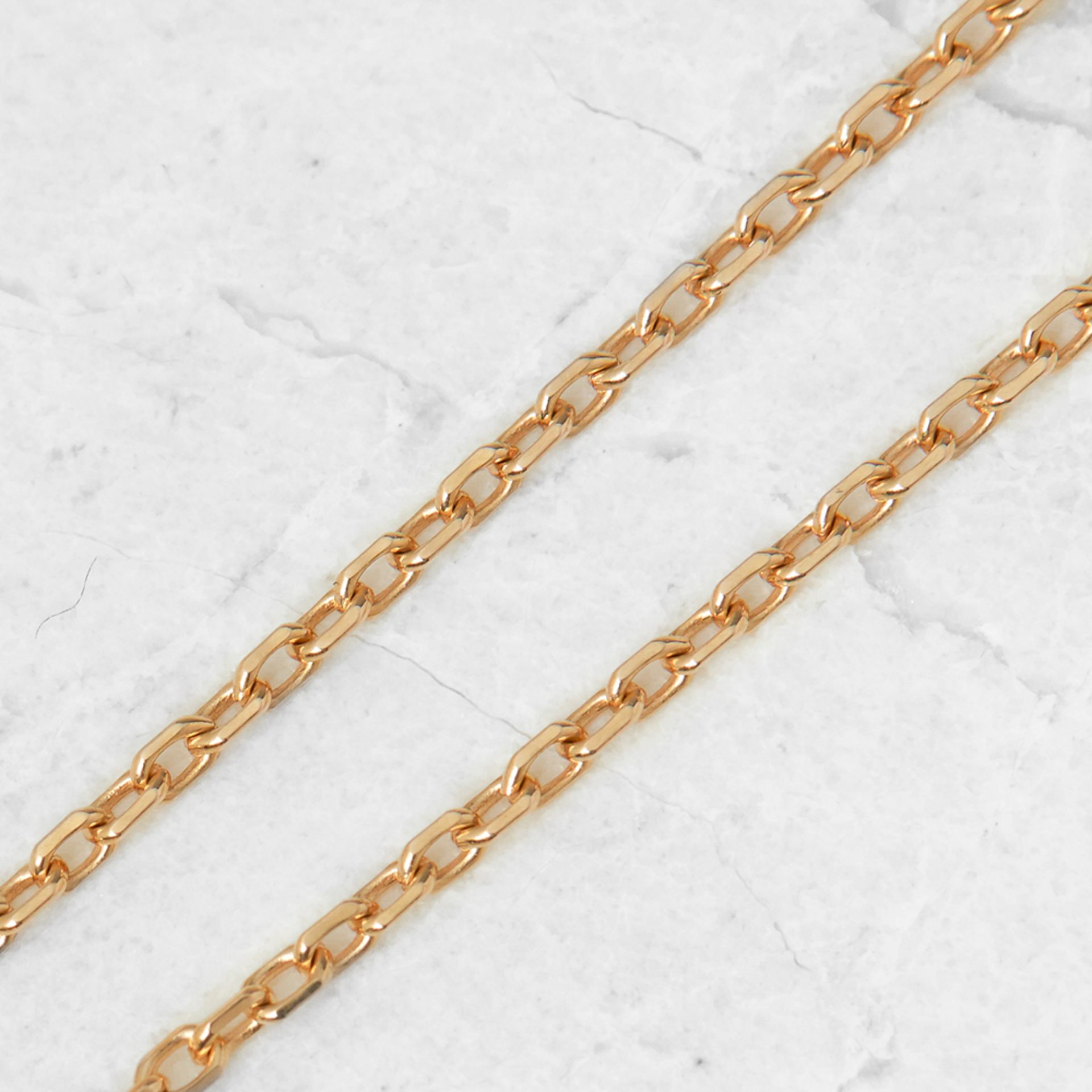 Van Cleef & Arpels 18k Yellow Gold 0.75ct Diamond Heart Necklace - Image 5 of 8