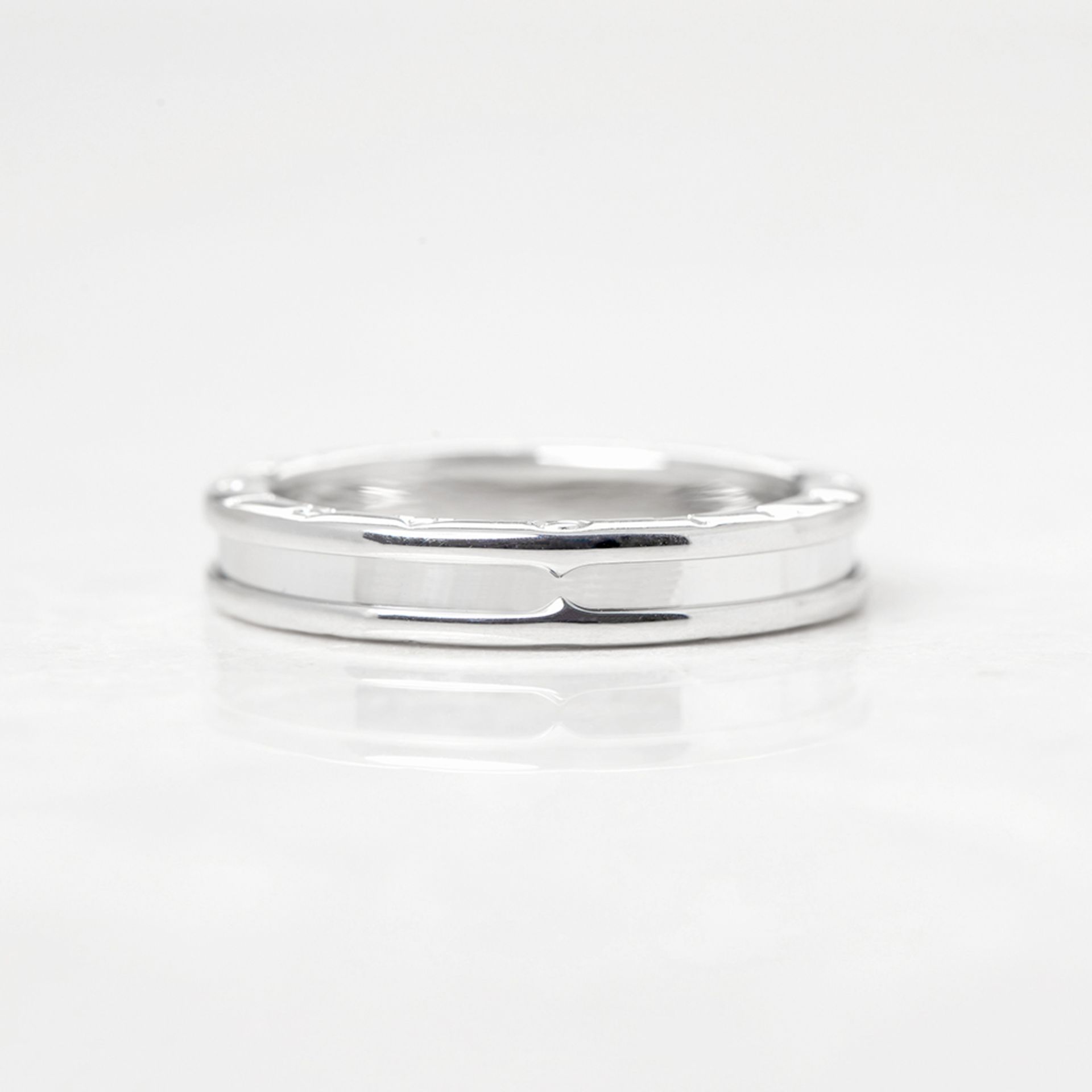 Bulgari 18k White Gold 1 Band B.Zero 1 Ring AN852423 - Image 4 of 7