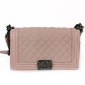 Chanel Boy Pink Shoulder Bag