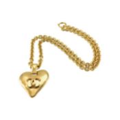 Chanel Heart-Shaped Pendant Necklace - 1993