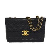 Chanel Classic Flap Bag Jumbo With Gold Hardware