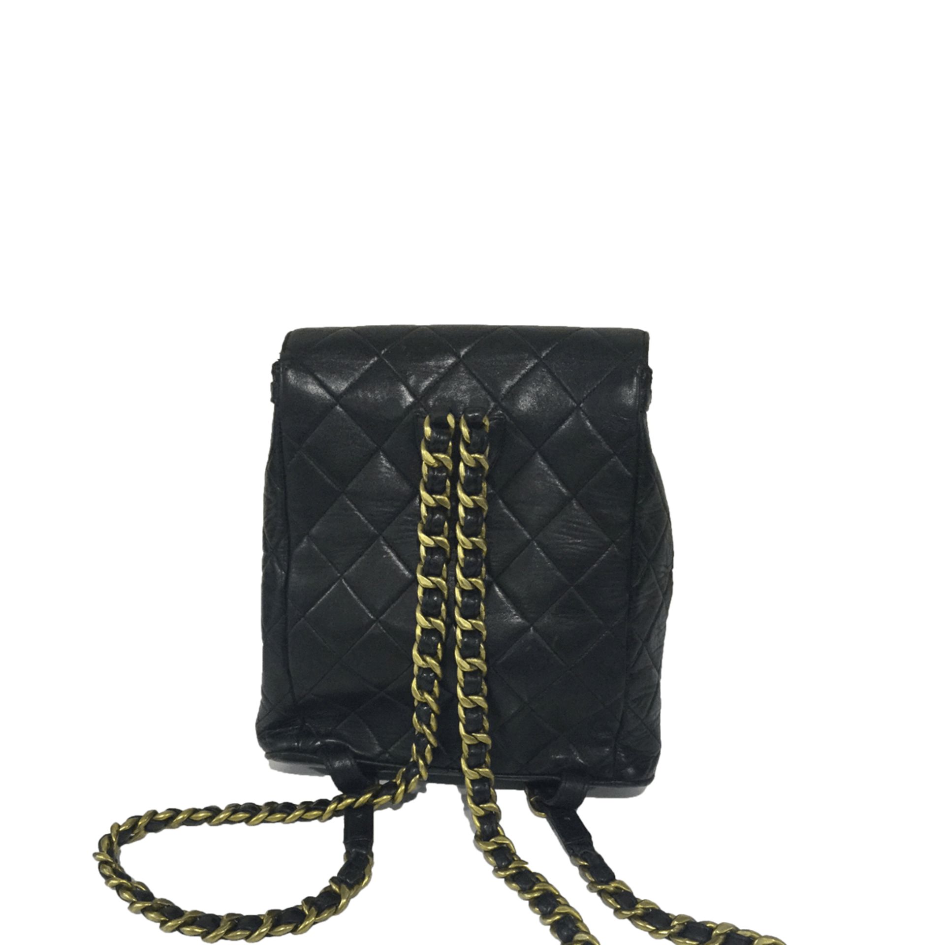 Chanel Backpack In Black Leather - Image 2 of 4