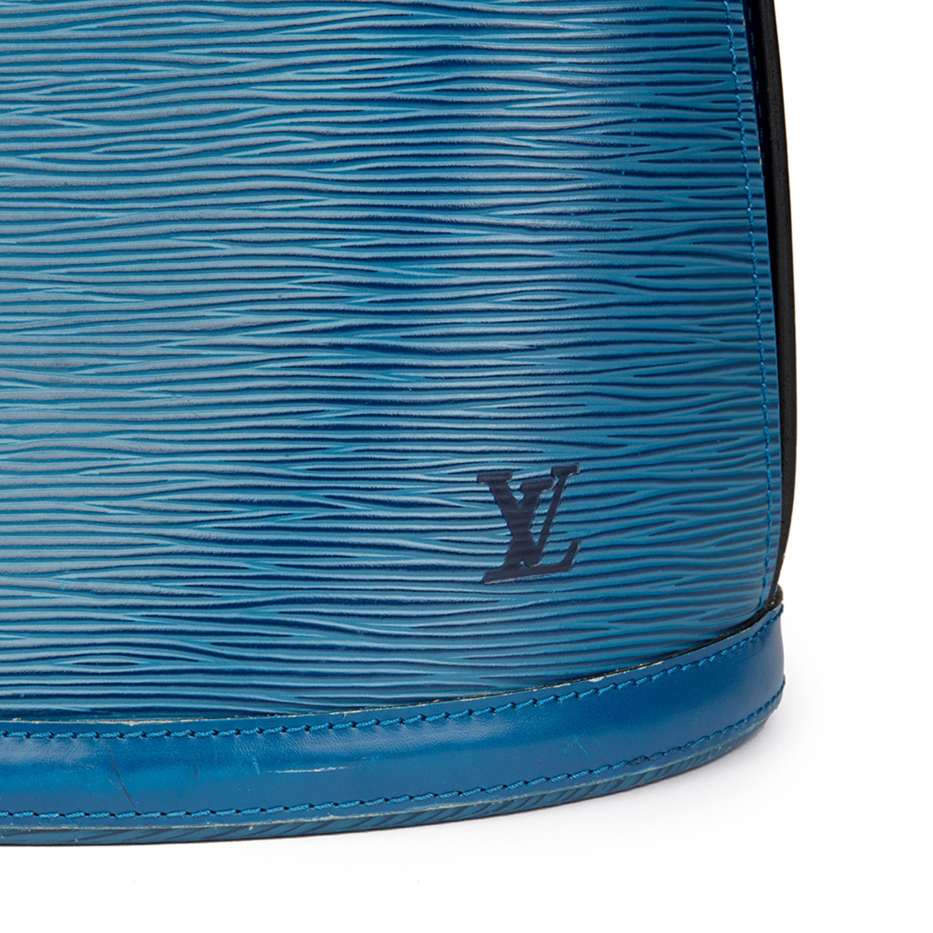 Louis Vuitton Blue Epi Leather Vintage Cluny - Image 6 of 9