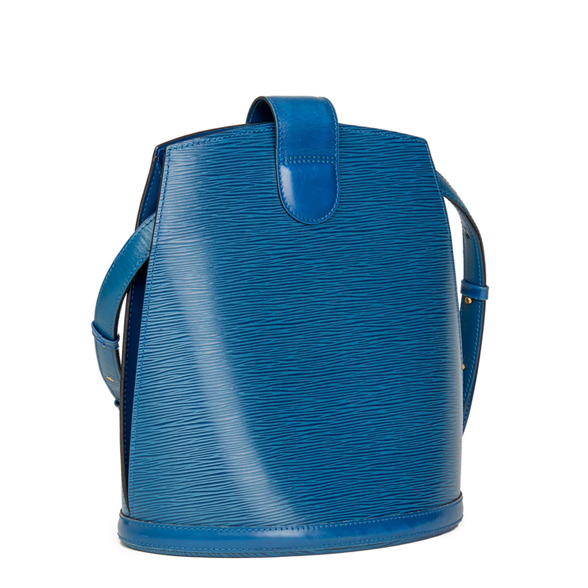 Louis Vuitton Blue Epi Leather Vintage Cluny - Image 4 of 9