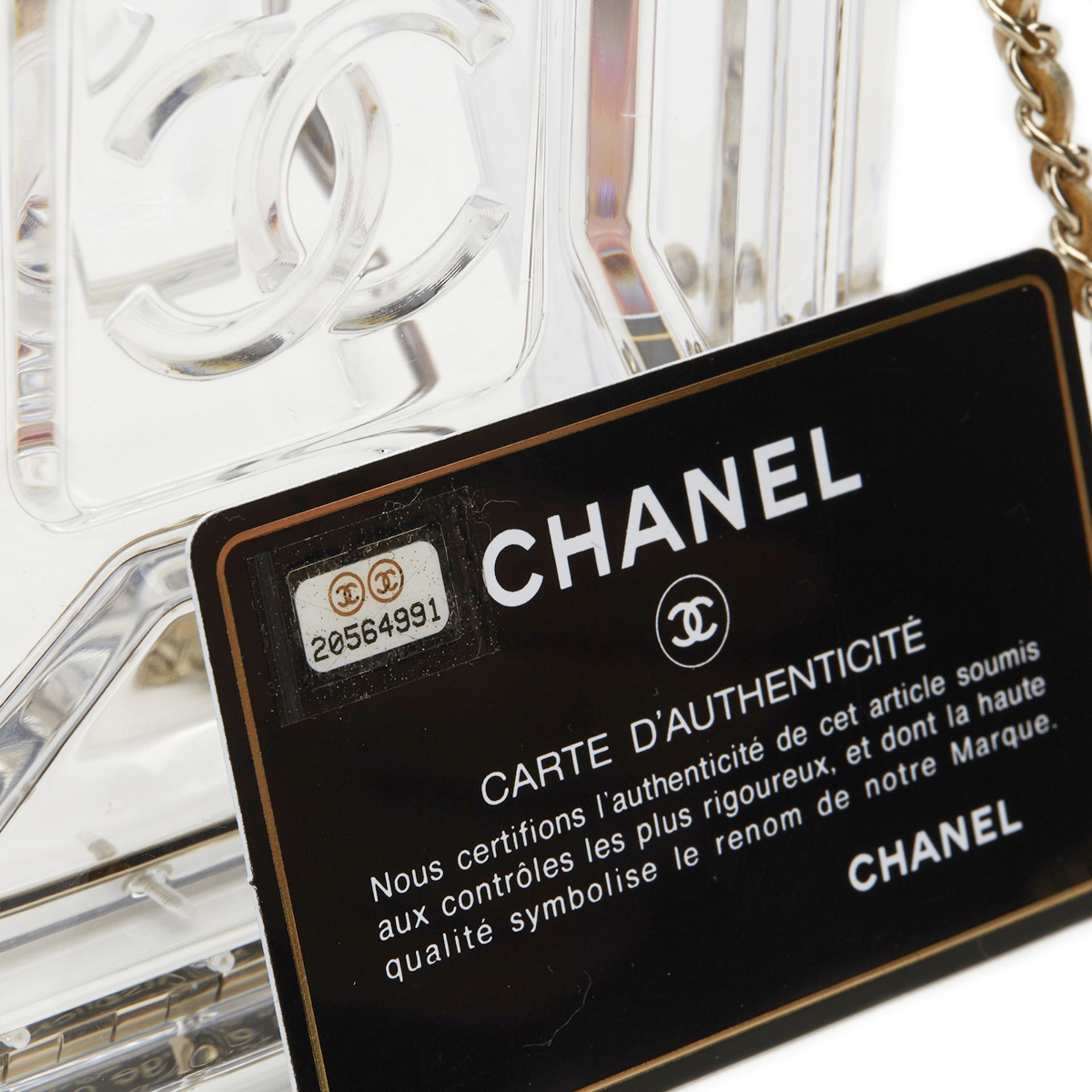 Chanel Clear Plexiglass Dubai by Night Gas Can Minaudiere - Image 10 of 13