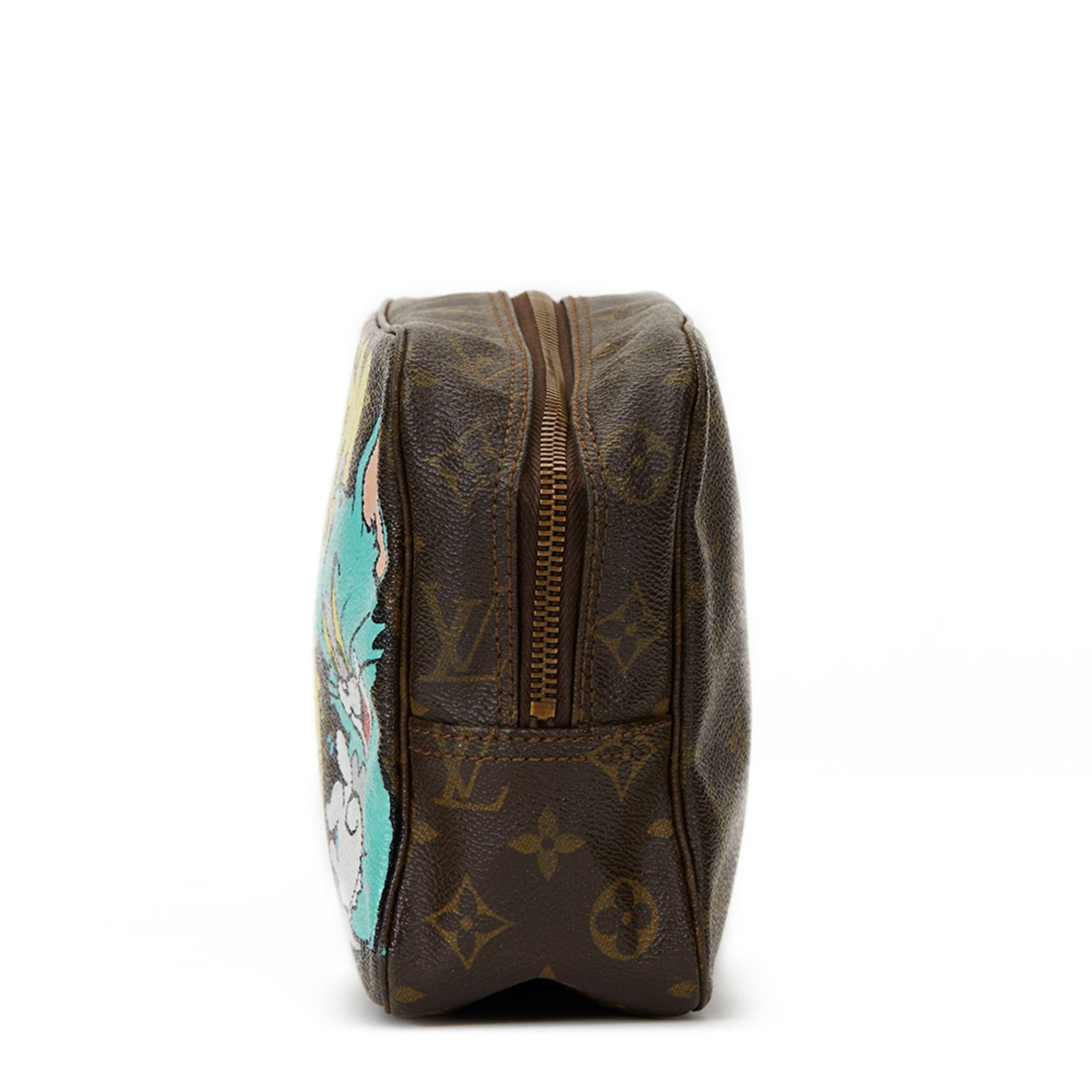 Louis Vuitton Hand-painted 'Get This Money' X Year Zero London Toiletry Pouch - Bild 3 aus 9