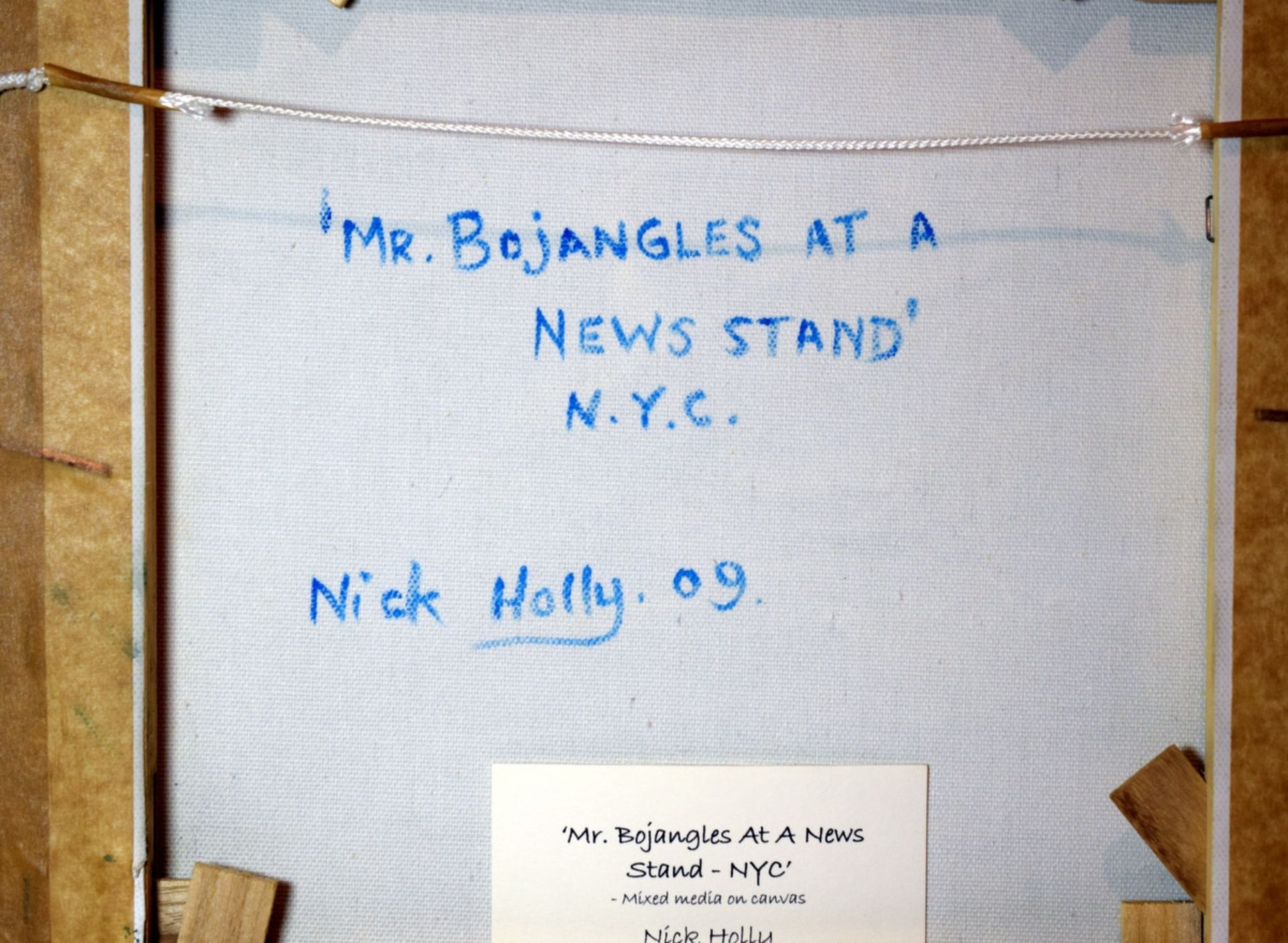 Nick Holly - Mr Bojangles at a News Stand NYC - Image 4 of 4