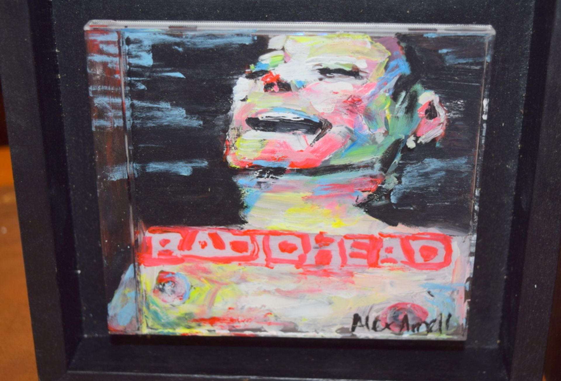 Alex Arnell - Three Album Covers Painted Onto Cds - Image 2 of 4