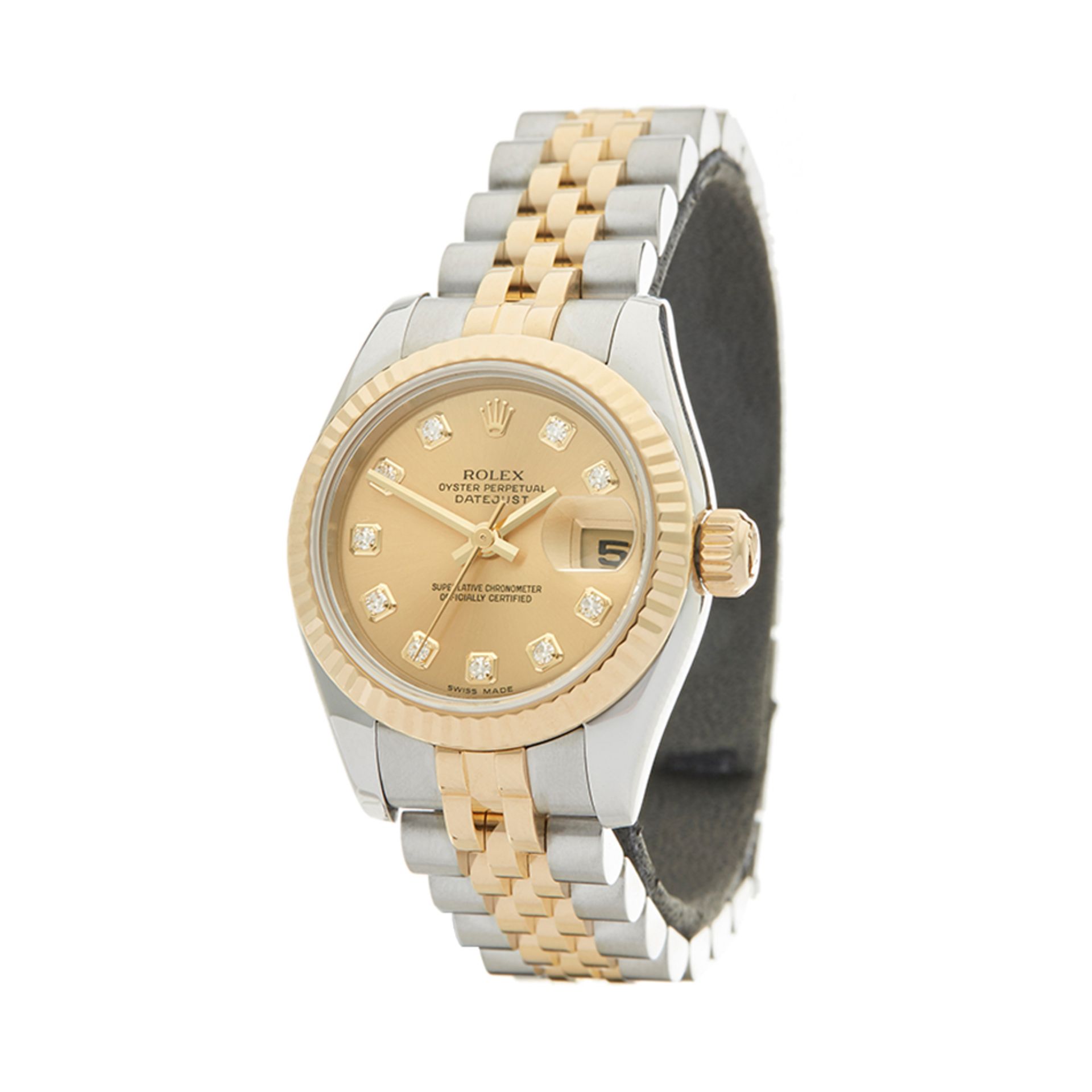 Datejust 26mm Stainless Steel & 18K Yellow Gold - 179173 - Image 3 of 8