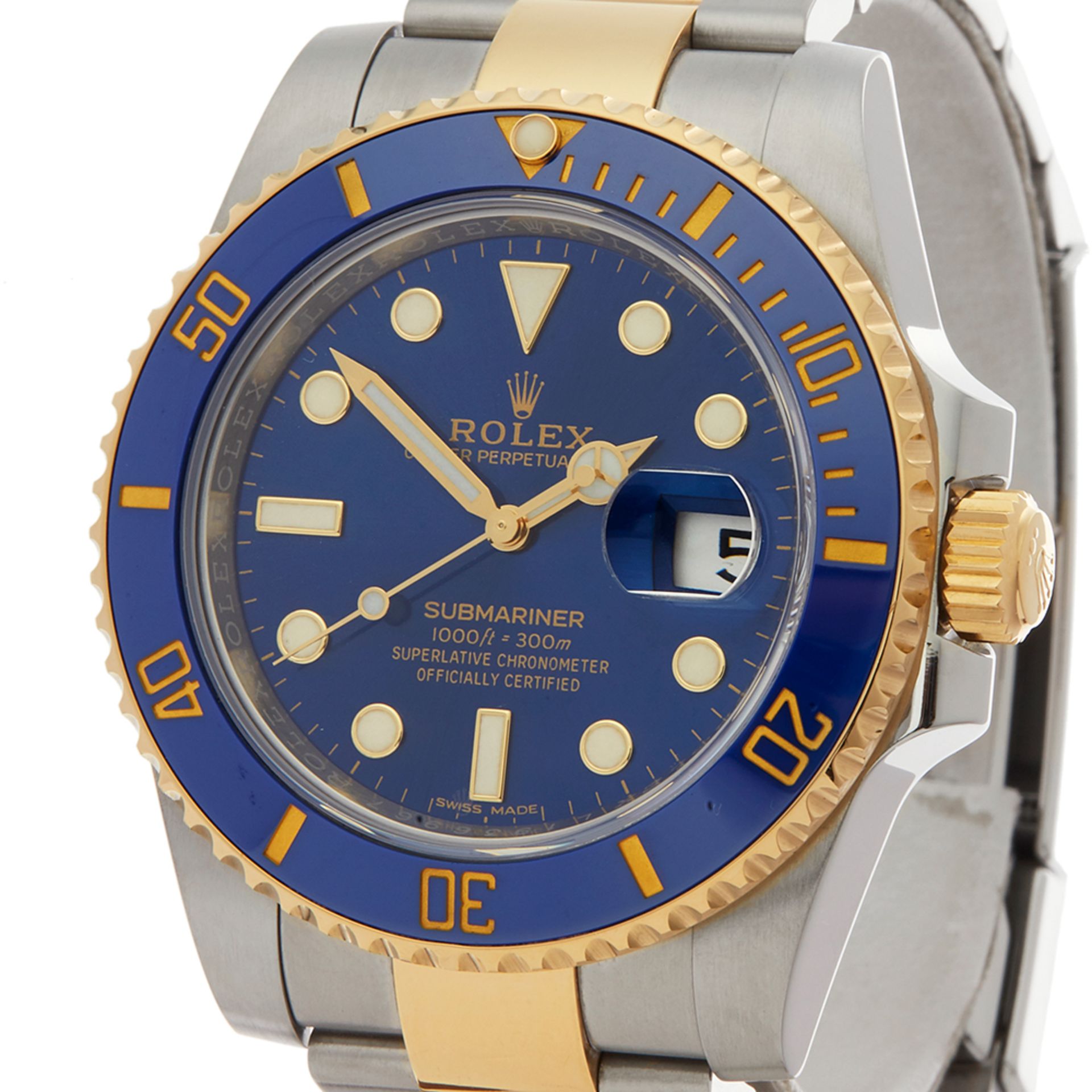 Submariner Stainless Steel & 18K Yellow Gold - 116613LB