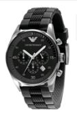 BRAND NEW GENTS EMPORIO ARMANI WATCH AR5866, COMPLETE WITH ORIGINAL PACKAGING AND MANUAL - FREE
