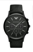 BRAND NEW GENTS EMPORIO ARMANI WATCH AR2461, COMPLETE WITH ORIGINAL PACKAGING AND MANUAL - FREE