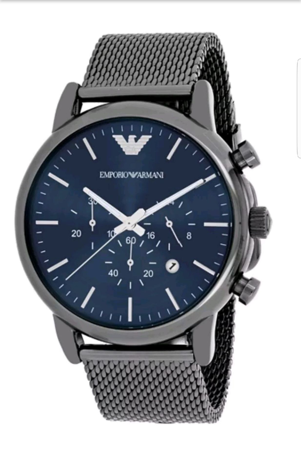 BRAND NEW GENTS EMPORIO ARMANI WATCH AR1979, COMPLETE WITH ORIGINAL PACKAGING AND MANUAL - FREE