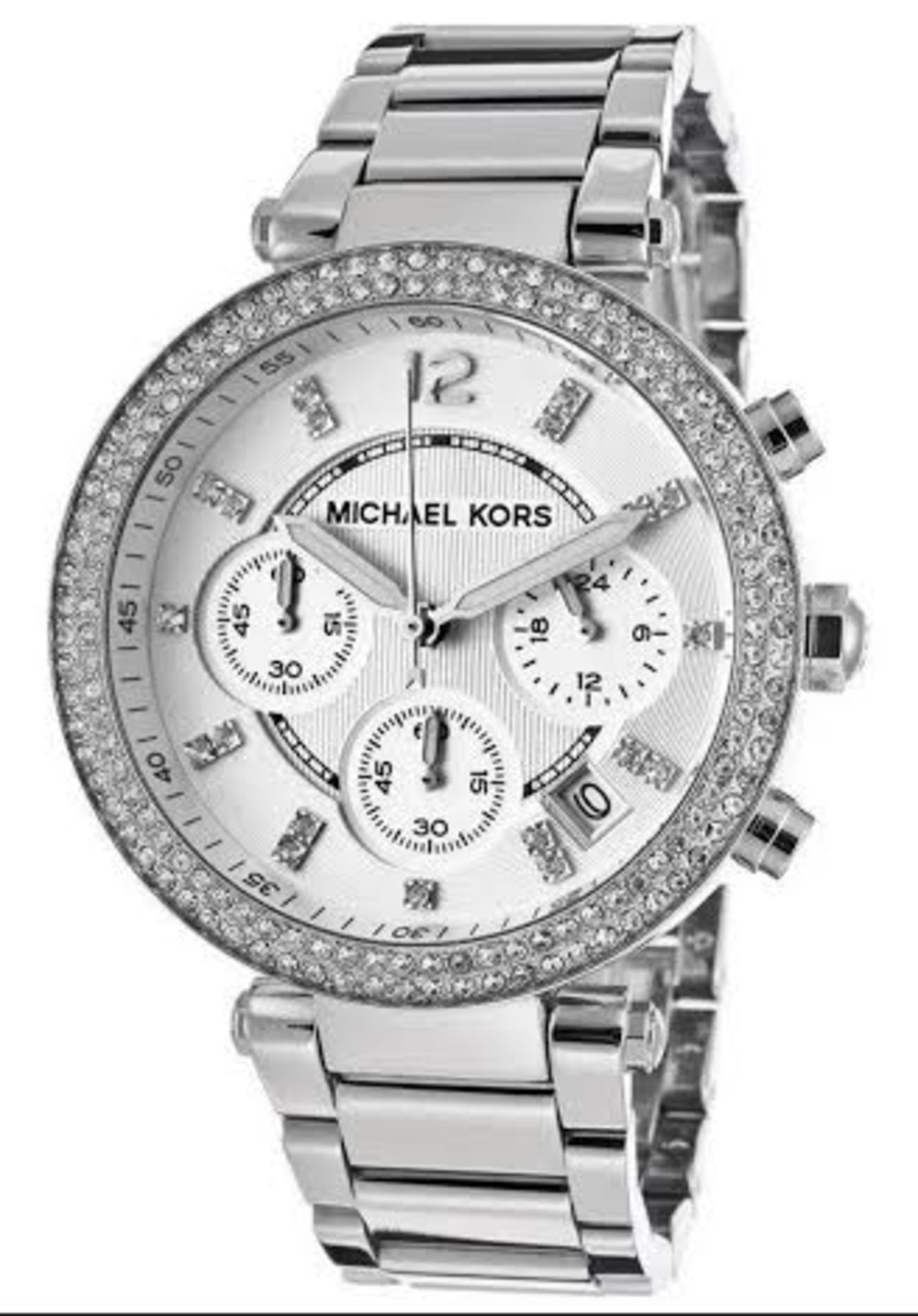 BRAND NEW LADIES MICHAEL KORS WATCH MK5353, COMPLETE WITH ORIGINAL BOX AND MANUAL - FREE P & P