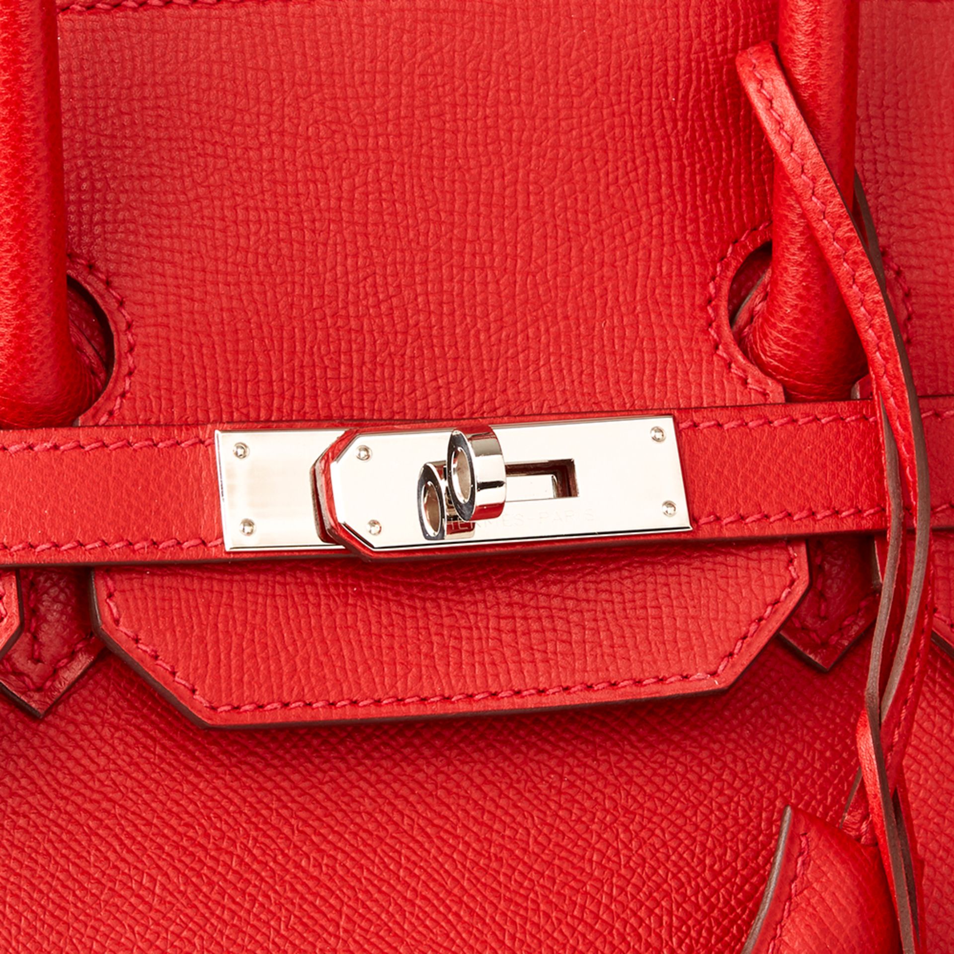 Hermès Rouge Casaque Epsom Leather Birkin 35cm - Image 11 of 11