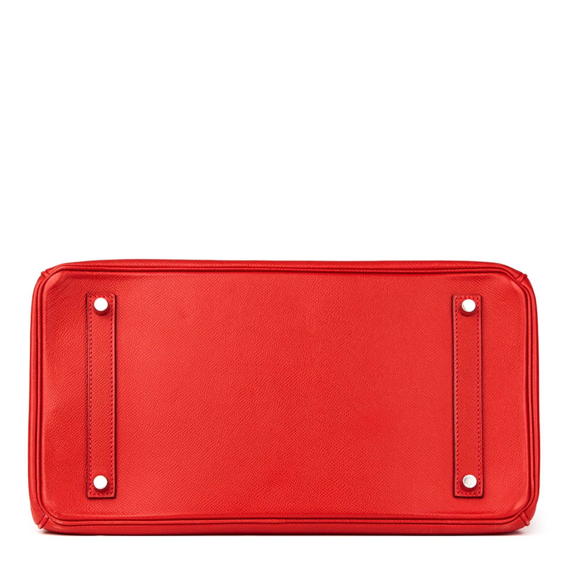 Hermès Rouge Casaque Epsom Leather Birkin 35cm - Image 4 of 11
