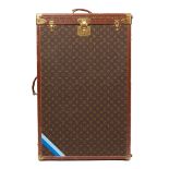 Louis Vuitton Brown Monogram Coated Canvas Vintage Custom Wardrobe Trunk