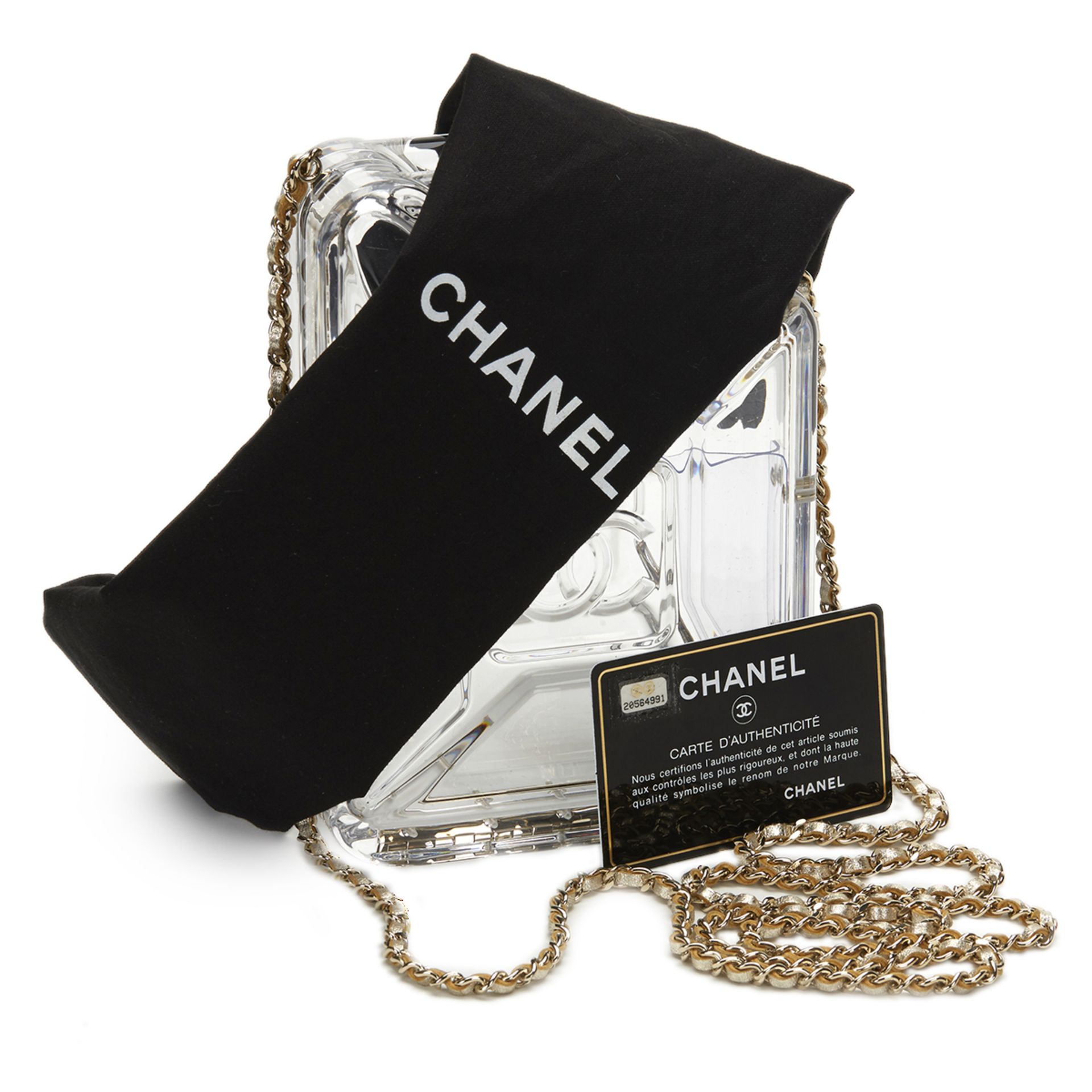 Chanel Clear Plexiglass Dubai by Night Gas Can Minaudiere - Image 12 of 13