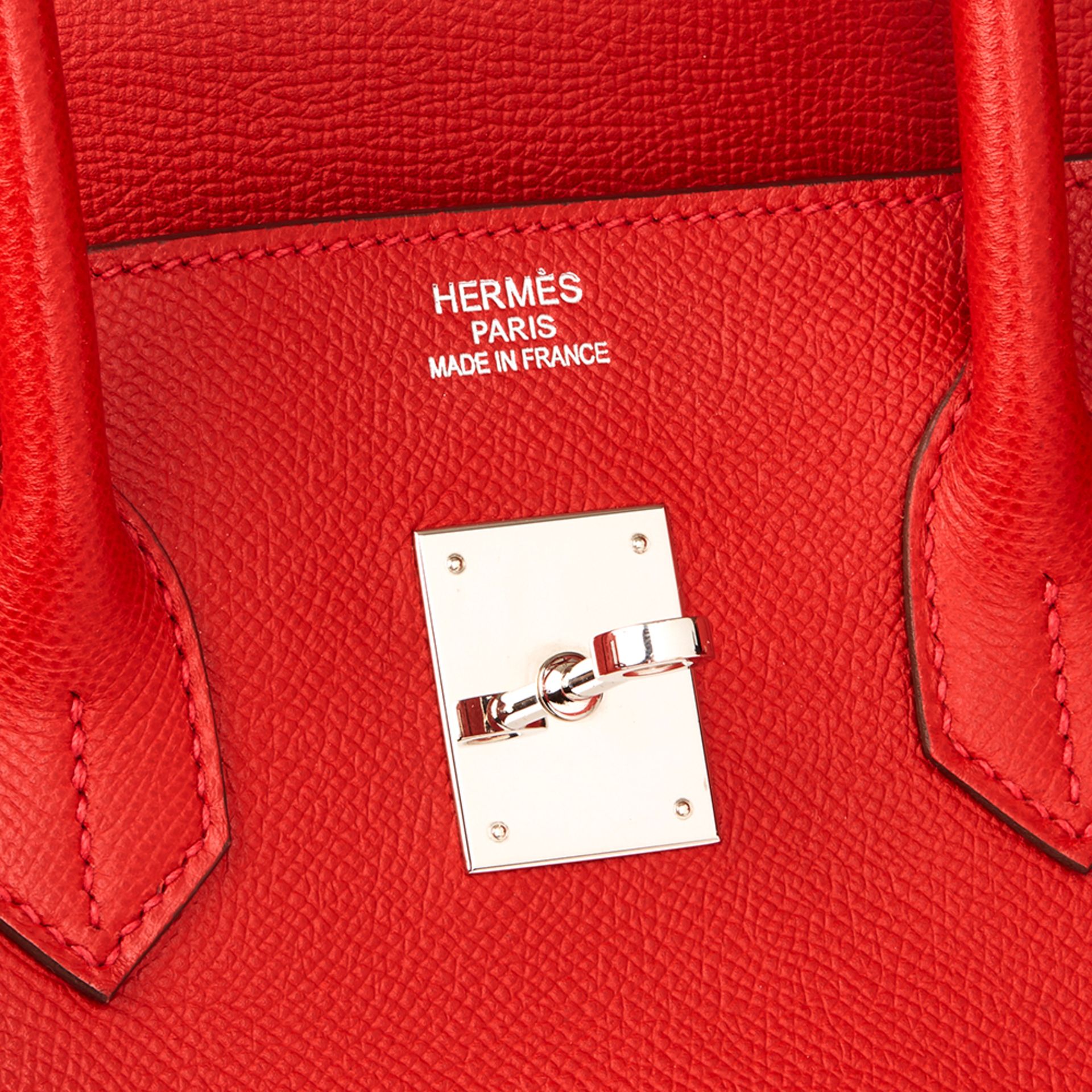 Hermès Rouge Casaque Epsom Leather Birkin 35cm - Image 6 of 11